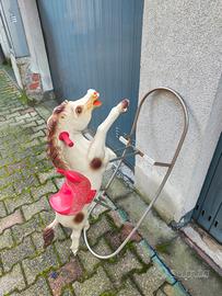 Cavallo A Dondolo Vintage Canova Made In Italy '70