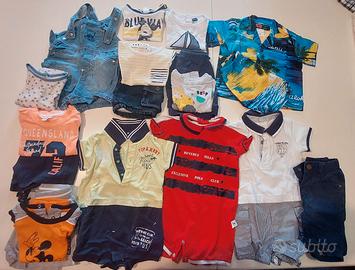 mix set estivo neonato tg 3-6 mesi