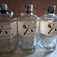 Set 6 bottiglie vuote roku gin