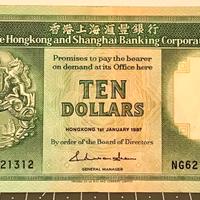 Dieci dollari Hong-Kong e Shanghai