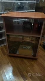 mobiletto porta tv in legno