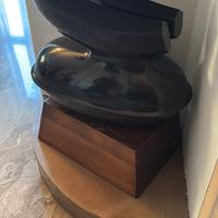 Scultura in pietra e legno d’arredo