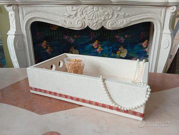 vassoio in pietra bianca di vicenza 