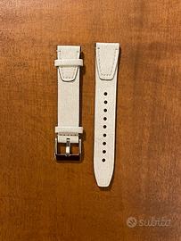 Cinturino Orologio Bianco in pelle 20mm