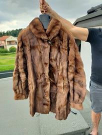 Giaccone in visone demi-buffet