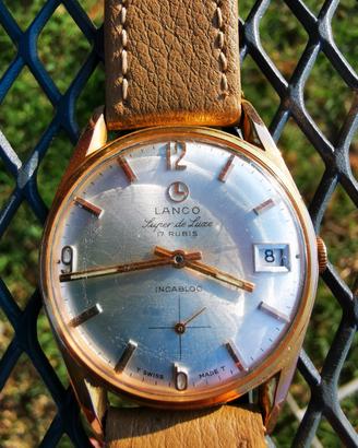 orologio Lanco Super De Luxe vintage