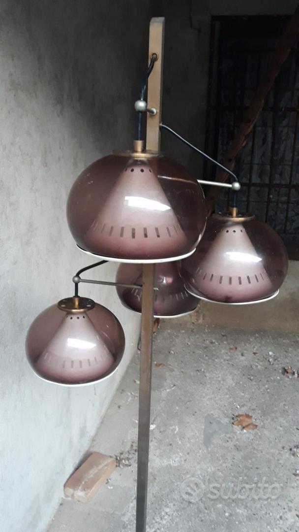 Piantana vintage lampada da terra italiana Stilux anni '60