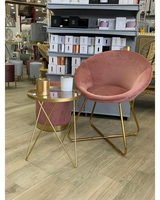 Poltrona in velluto - Sedia