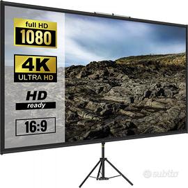 TELO PROIETTORE  4K HD 16/9 70"/177,8 cm