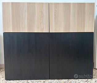 Madia Besta nero Ikea