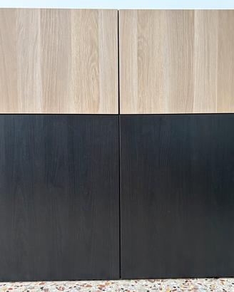 Madia Besta nero Ikea