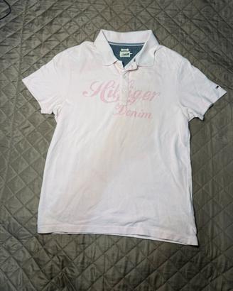 Polo Tommy Hilfiger Denim - Rosa Pastello Taglia M