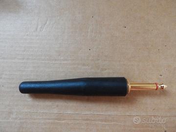 Connettore 6,3mm mono Jack placcato oro G