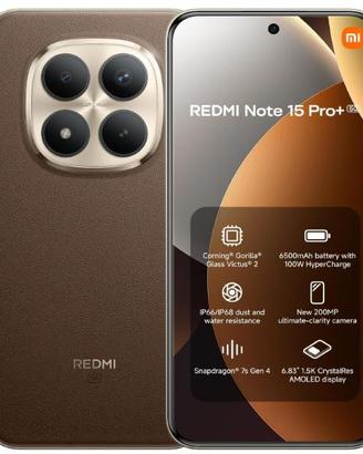 XIAOMI REDMI NOTE 15 PRO+ 5G 256GB DUAL SIM 6.83"