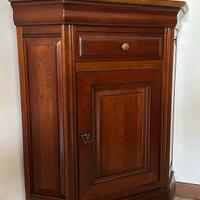 Mobile angolare noce massiccio