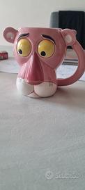 tazza in ceramica pantera rosa 