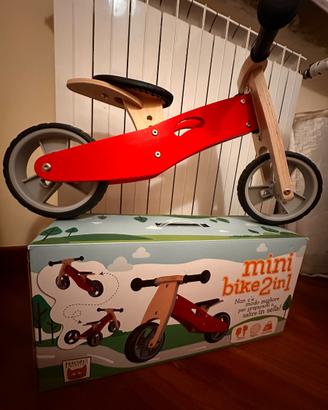 Mini bike in legno