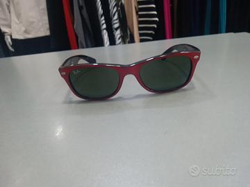 w1088 Ray-ban Rb2132 New Wayfarer rosso e nero len