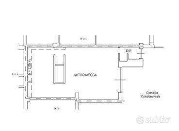 Garage/laboratorio, magazzino con bagno