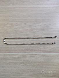 Collana in acciaio a catena