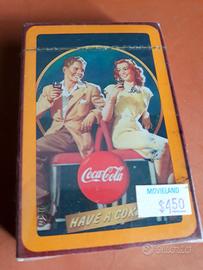 Gadget Coca Cola Mazzo di carte Bridge MAI APERTO