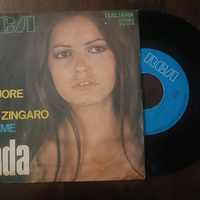 Disco Vinile 45 Giri,NADA IL CUORE E' UNO ZINGARO