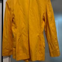 Giacca sartoriale donna gialla TG 42 italiana