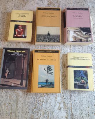 WILLIAM FAULKNER lotto anche singoli