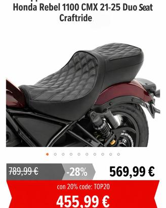 Sella Motea per Honda Rebel 1100