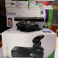Xbox 360 + Kinect + controller + 16 giochi. 