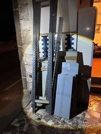 Scaffalatura con mensole varie misure