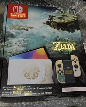 Nintendo switch Zelda edition + joystick Zelda New