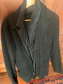 Cappotto Aspesi velluti nero tg 52 mai usato