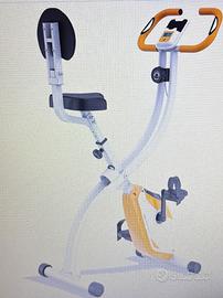 Cyclette ultrasport pieghevole da casa con display