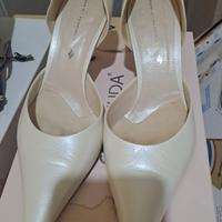 Scarpe sposa beige