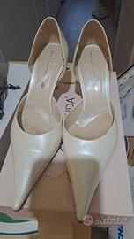 Scarpe sposa beige