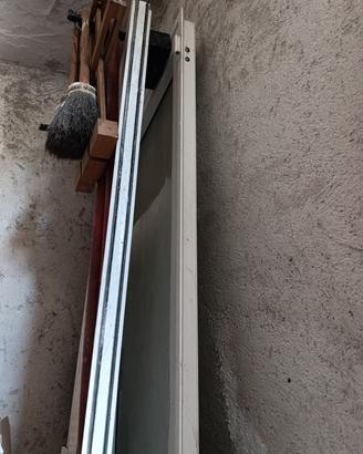 2 porte a vetro in pvc a