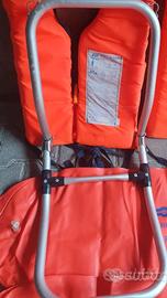 Scaletta scala in alluminio, gommoni,canoa,barca 