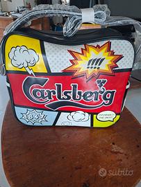 borsa grande carlsberg a fumetti 