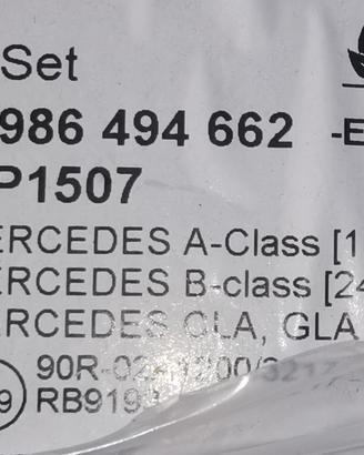 pastiglie freno bosh Mercedes classe a b gla