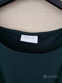 vestito verde scuro