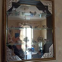 bacheca, con bomboniere in argento 