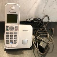 Telefono cordless Panasonic color argento