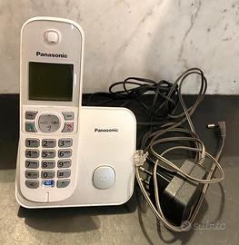 Telefono cordless Panasonic color argento