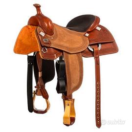 SELLA WESTWOOD CLASSIC WORKING COW COGNAC REVERSE