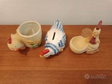 ceramiche gallo galline