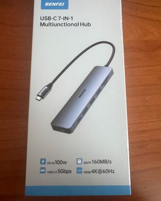 Hub USB-C 7in1 BENFEI 4K@60Hz 100W NUOVO