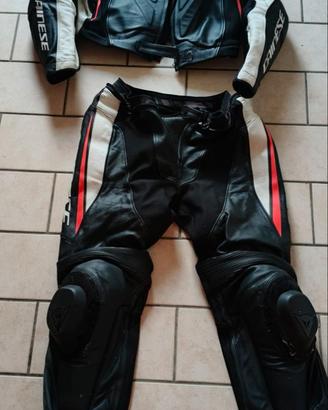 Tuta moto pelle Dainese