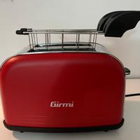 Tostapane Girmi rosso e aspirapolvere
