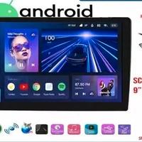 AUTORADIO 2 DIN 9" POLLICI ANDROID BLUETOOTH GPS